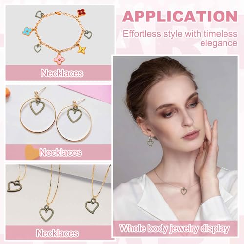 MECCANIXITY Heart Charm, Alloy Love Heart Pendants Valentines Love Dangle Connector Charm Bulk for Jewelry Making Necklace Bracelet Earrings, Cyan - color: Cyan
