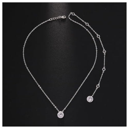 Rhinestone Backdrop Body Chain Jewelry Sexy Simple Long Body Chain Necklace Bridal Wedding Backdrop Backless Dress Accessories Jewelry for Women - color: Silver