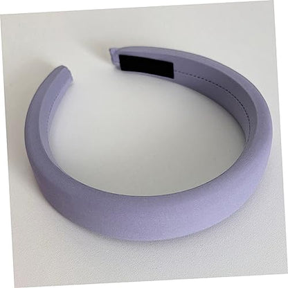 2pcs Padded Headbands for Women Soft Fabric Hair Accessories Light Comfortable Wide No for Daily Wear Parties Work and Travel