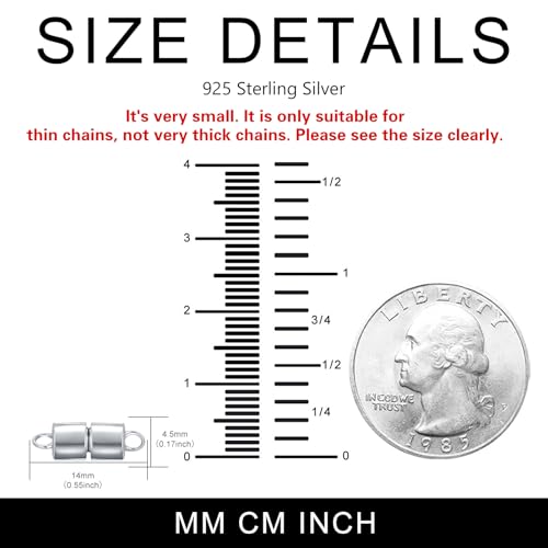 925 Sterling Silver Lobster Clasp for DIY Necklace Bracelet Jewelry Making, Double Spring Clasp with Closed Jump Rings, Necklace Extender Clasp Connector Bracelet Extension (Style 15) - style: Style 15