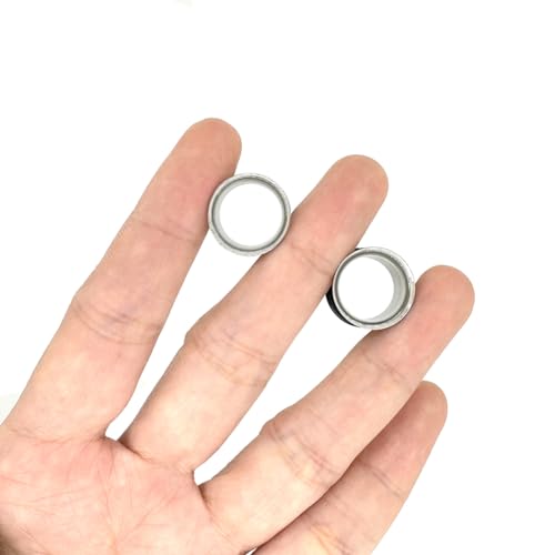HEKEUOR Ear Tunnels Stretching Kit Stainless Steel Gauge Plugs Set Single Flared Stretching Kit 00g 7/16 1/2 9/16 5/8 3/4 7/8 1 Inch - style: 9/16" (14MM)