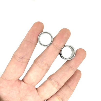 HEKEUOR Ear Tunnels Stretching Kit Stainless Steel Gauge Plugs Set Single Flared Stretching Kit 00g 7/16 1/2 9/16 5/8 3/4 7/8 1 Inch - style: 9/16" (14MM)