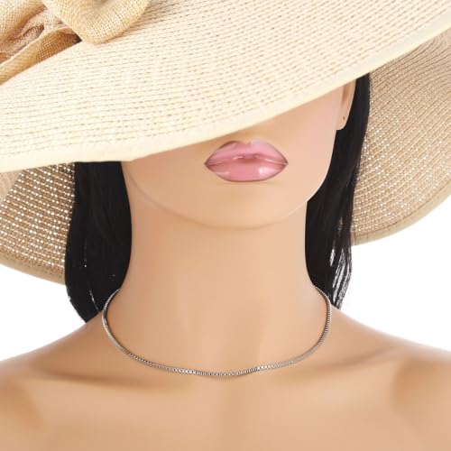 Adabele 304 Surgical Stainless Steel 1.2mm 2mm Venetian Box Chain Necklace 18 20 22 Inch Non Tarnish Waterproof Women Men Jewelry - size: 20 Inch - 2pcs, style: 2mm width