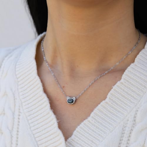 RZKING Silvery Necklace for Women, Gifts for Friend Mom Daughter Teacher - style: Cat