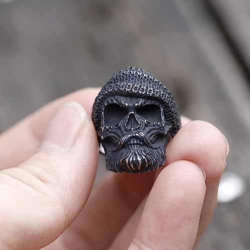 2023 Skull Ring Cool Evil Death Punk Rock Stainless Steel Rings Aly Style Jewelry - style: R937