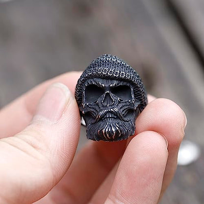 2023 Skull Ring Cool Evil Death Punk Rock Stainless Steel Rings Aly Style Jewelry - style: R937