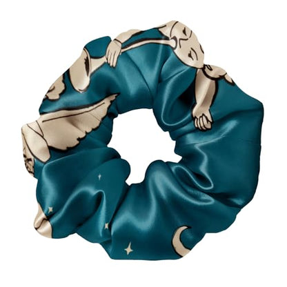 LILYSILK Silk Hair Scrunchies Ties for Frizz & Breakage Prevention 100% Mulberry No Damage Elastic Ponytail Holders, Gemini - color: Gemini