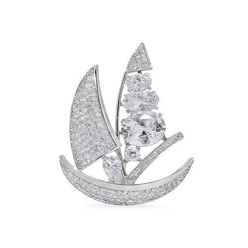 Luxury Camellia Flower Brooch, Sparkling Crystal & Rhinestone Pin with Teardrop Pendant for Women, Elegant Statement Jewelry for Wedding, Party, or Daily Wear - style: Art Deco
