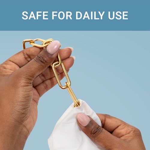 Travel Jewelry Cleaning Essentials, Wipes, Pen & Solution - color: Jewelry and Watch Cleansing Wipes
