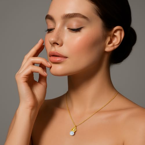 Layered Necklaces for Women - 14K Dainty Gold Plated Layering Chokers Necklaces Set Multilayer Delicate Necklace Trendy Adjustable Long Layered Necklaces for Women - style: 44 Heart Crown Neckalce
