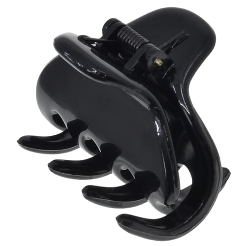 Camila Paris CP3659 French Hair Clip for Women, Small 2 inches Girls Hair Claw Clips Jaw Fashion Durable and Styling Hair Accessories for Women, Strong Hold No Slip Grip, Made in France - color: Black 2"