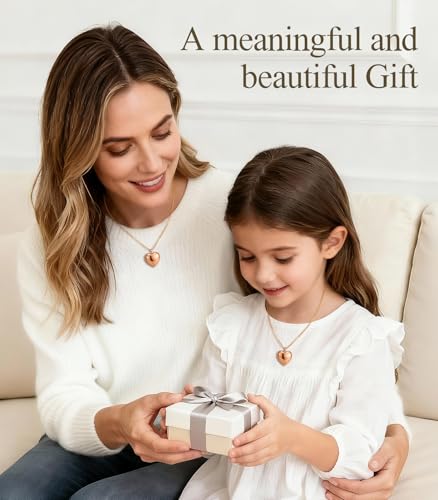 Heart Locket Necklace for Women - 16K Gold Silver Plated Photo Lockets Necklace that Hold 2 Pictures - Great Gift to Keepsake Full of Love and Remembrance, 16.8+2.2 Inch Extension Chain - color: Rose Gold