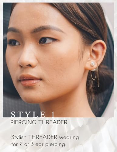 Big Pearl Drop Earrings for Women - 14K Real Gold Plated Quality Dangles for Elevated Casual or Elegant Gift - color: Rapunzel