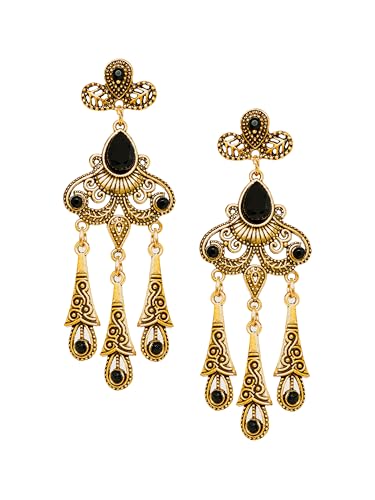 Christmas Halloween Red Heart Shaped Pattern Alloy Earrings, Gothic Antique Style Jewelry for Women - style: Earrings R23-010