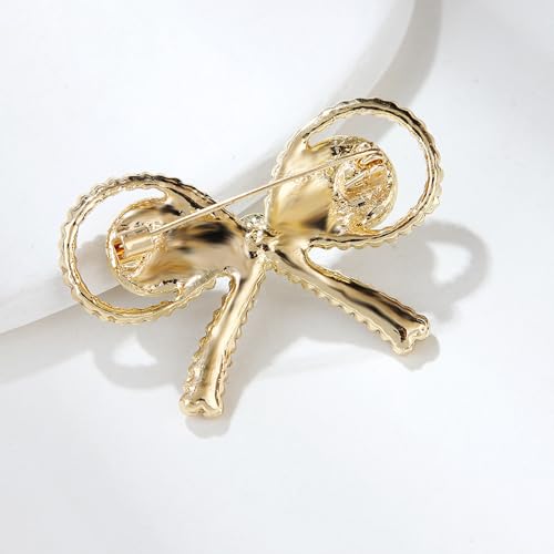 HETICA Animal Brooch for Women, Funny and Cute Flower Brooch Safety Pins Clothing Backpack Hat Decoration Enamel Pins Fashion Women Brooches and Pins Jewelry - style: Bow Tie