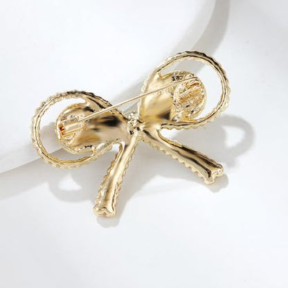 HETICA Animal Brooch for Women, Funny and Cute Flower Brooch Safety Pins Clothing Backpack Hat Decoration Enamel Pins Fashion Women Brooches and Pins Jewelry - style: Bow Tie