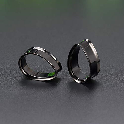 Gauges Ears Plugs and Tunnels Double Flared Earrings Upgrade Tear Drop Piercing 1 Pair Gift Packing Stretchers 0g to 1 Inch. - color: Black, size: 1"(25mm)