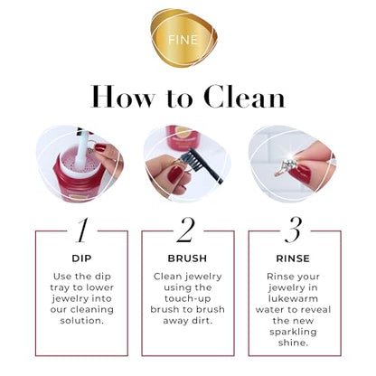 CONNOISSEURS Premium Edition Jewelry Cleaner, Value Size 9.6oz - Pick from Fine, Silver or Delicate Jewelry Cleaner - style: Fine & Silver Jewelry Cleaner - 9.6 Ounce