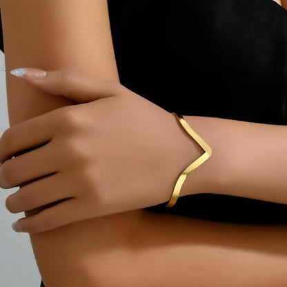 Harry and Henry Arm Cuff Gold Upper Arm Jewelry for Women Adjustable Open Cuff Bangle Bracelets Armband Jewelry Summer Outfits for Women 2026 - color: B:Gold Arm Cuff