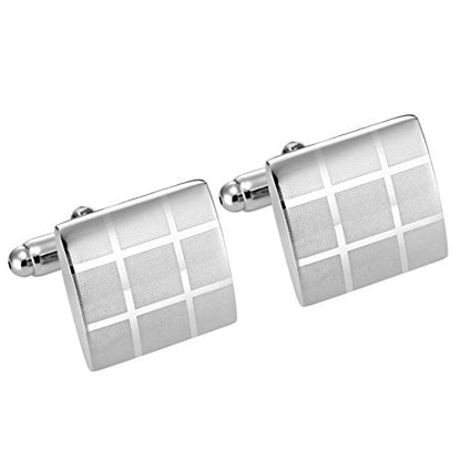 Urban Jewelry Mens Stainless Steel Nautical Knot Cufflinks Formal Wear | Nautical Cufflinks Stainless Steel Rust Resistant Finish Formal Wear Essential Business Style Essential Design - color: Classic Laser Engraved Cufflinks