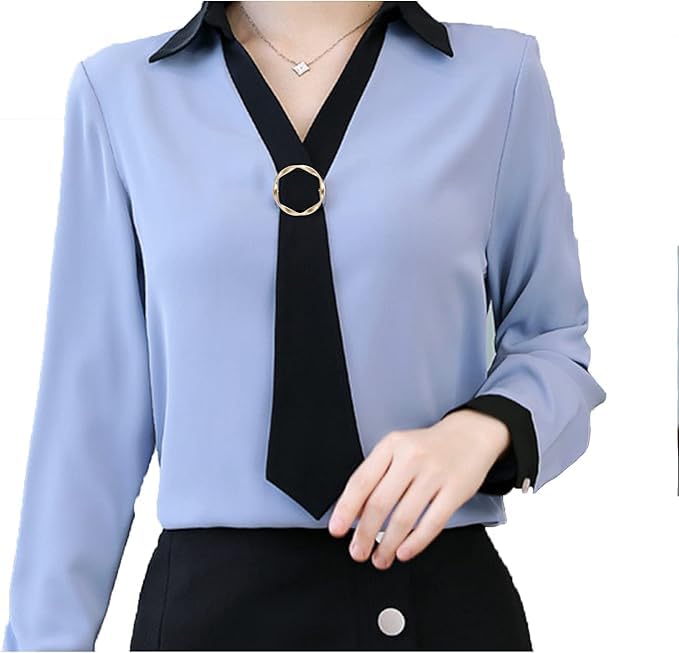 6 PCS Scarf Clips and Ring T Shirt Clip for Women Fashion Metal Circle Buckle for Clothes Hat Belt Decor