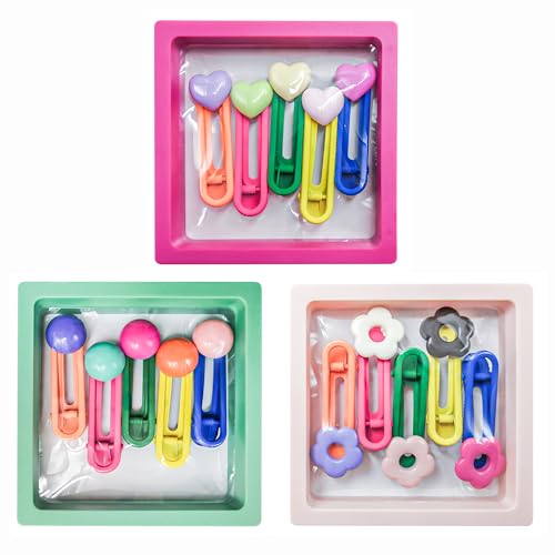 15PCS Hair Accessories for Girls Little Girl Hair Clips Barrettes for Baby Toddler Teens Women Kids Cute Candy Colorful Flower Gift for 4-12 Ages (Hair Accessories for Girls) - color: Girls hair clips