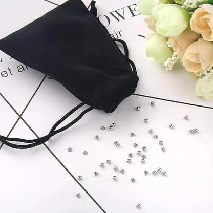 80pcs 16G/14G 316L Surgical Steel Piercing Balls Spikes for Externally Threaded Piercing Jewelry Men Women Piercing Barbell Parts for Eyebrow Nose Ear Lip Tongue Nipple Navel Belly Body Jewelry - size: 14G-5mm
