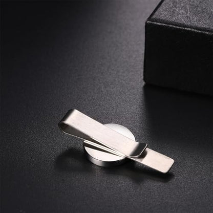 Mens Viking Cufflinks and Tie Clip: Norse Viking Tuxedo Shirt Cuff Links and Cool Tie Clip Shirt Accessories for Business Valentines Christmas Birthday - style: Viking Compass Cufflink and Tie Clip