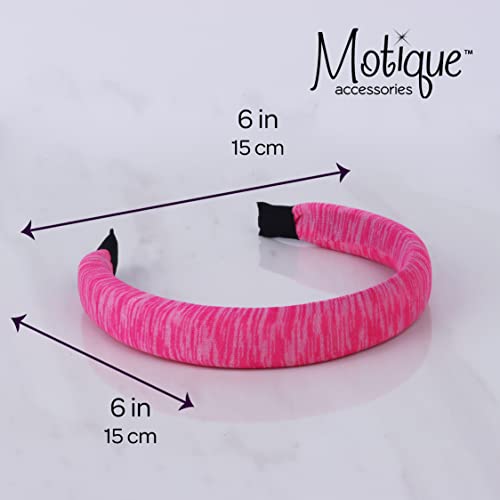 Padded Headband for Women for Women (Pink Stripe) - color: Striped Pink