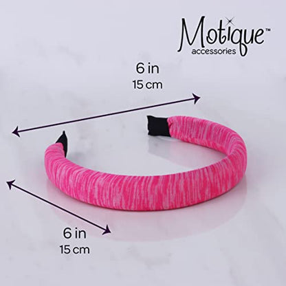 Padded Headband for Women for Women (Pink Stripe) - color: Striped Pink