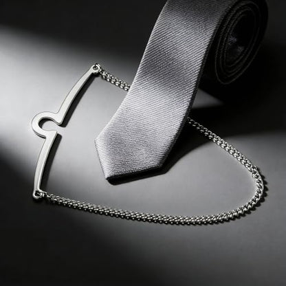 Yoursfs Tie Chains for Men Gold and Sliver Tie - style: Stainless Steel Chain Tie Clip