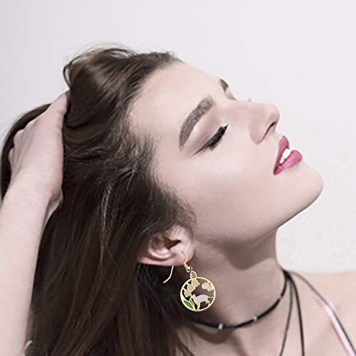 20 pcs Gold Plated Enamel Flower Cat Charms Pendant for Jewelry Making Necklace Bracelet Earring and Slime DIY Jewelry Accessories Charms (M451)