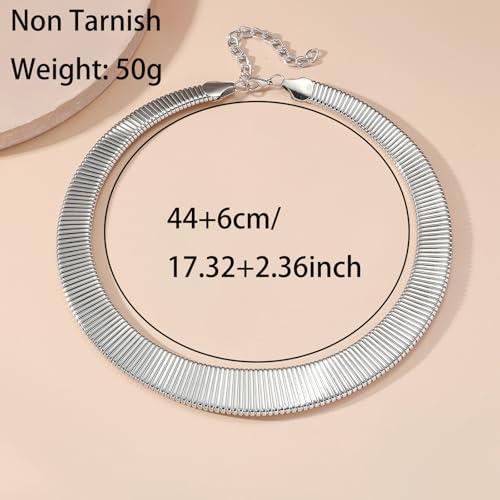 Collar Necklace for Woman Trendy Silver Choker Necklaces for Woman Statement Open Round Collar Choker Necklace - style: Style 2