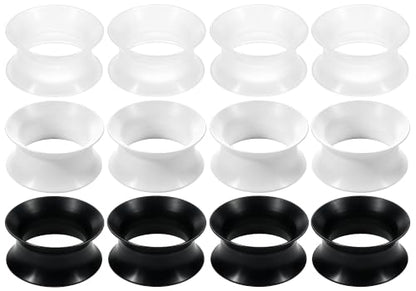 Cisyozi 10G-50mm Thin Silicone Gauges for Ear Flexible Double Flare Gauges Tunnels Expander Stretching Gauge Earlets Plugs Gauges Kit Earlets Retainer Same Sizes 3 Colors - style: 9/16Inch=14mm