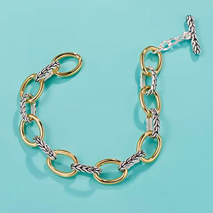 UNY JEWEL Jewelry Make a Statement with Foxtail Link Chain Bracelet Designer Brand Inspired Women Valentine - color: Silver