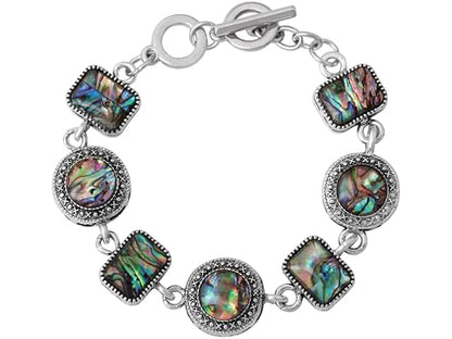 Geometric Metal Stone Bracelets, Trendy Personality Jewelry for Women - style: Bracelet R17-002