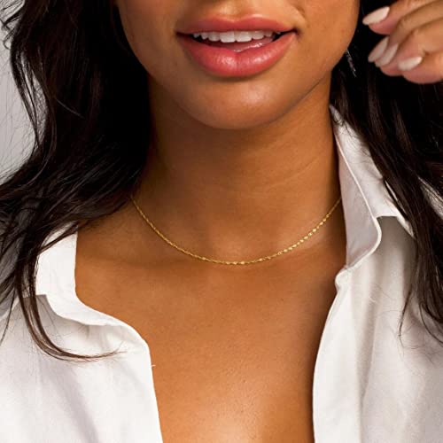 Herringbone Choker Necklace Set Double Layer Snake Chain Herringbone Chain Necklace Layering Necklace Set Cuban Chain Necklace for Women - style: Layered 1.5 Snake+new rope-GD