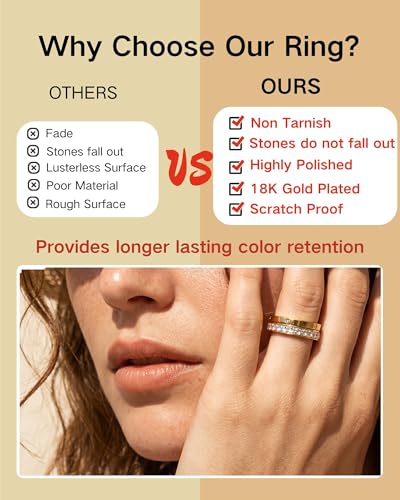 Stackable 2-Ring Set for Women, Daily Commute, Date & Couple - color: Silver
