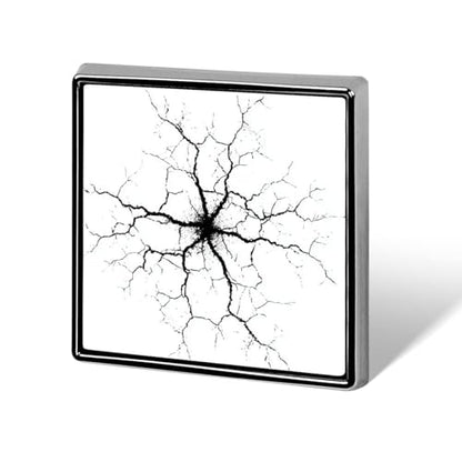 Simple Cracks Unisex Brooches & Pins Square Lightweight Lapel Badge Jewelry for Clothing Shawl Hat