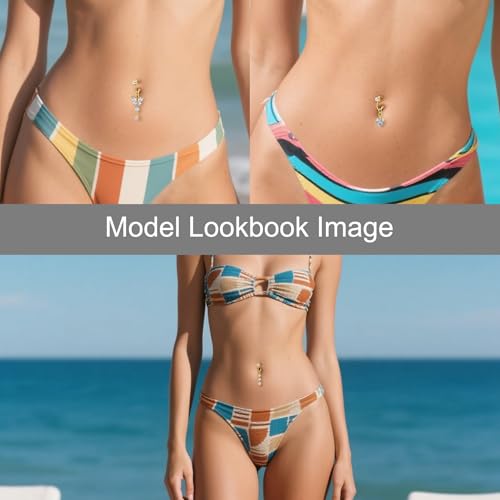 D.Bella Fake Belly Ring Fake Belly Piercing Clip on Belly Button Rings Surgical Steel Fake Belly Button Ring Fake Earrings Diamond Snake Dangle Non Piercing Fake Belly Piercing Jewelry - style: Gold-A