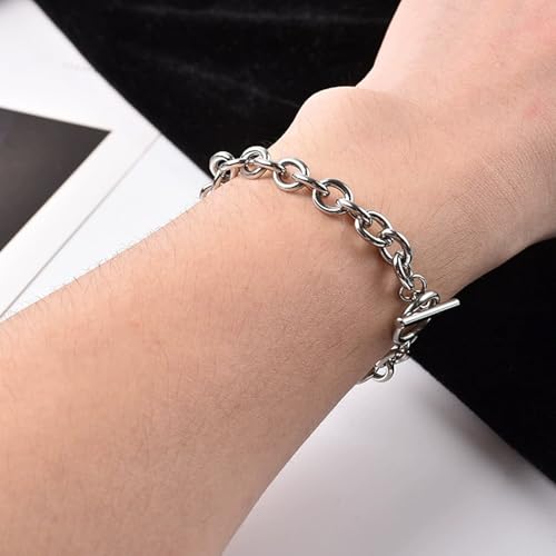 925 Sterling Silver Plated Heart Charm Bracelet for Women - Dainty Chain Love Gift Idea - style: Style1