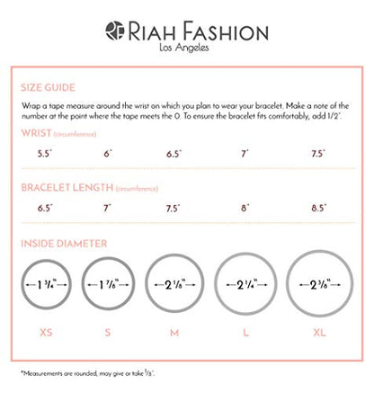 RIAH FASHION Multi Color Stretch Beaded Stackable Bracelets - Layering Bead Strand Statement Wrap Bangles - color: Boho Mix - Sapphire, size: 7.0 Inches Length