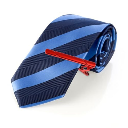 12 Pcs Tie Clips for Men, Tie Clip Set with Elegant Gift Box Stainless Steel Mirror Polished Ties Bar Clip Set, Nice Gift for Business, Father, Husband, Boyfriend, Wedding (6 color)