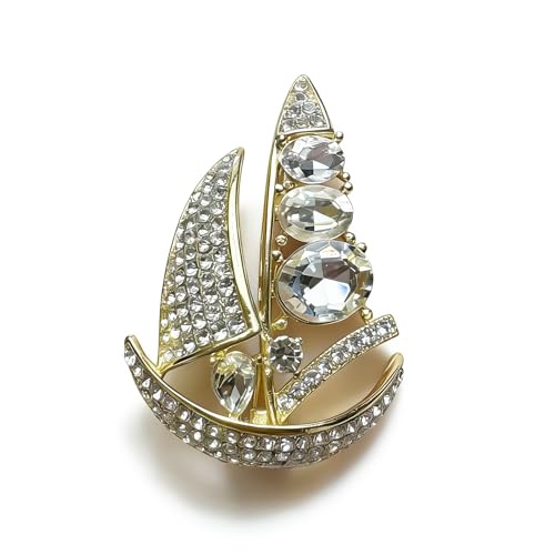 Luxury Camellia Flower Brooch, Sparkling Crystal & Rhinestone Pin with Teardrop Pendant for Women, Elegant Statement Jewelry for Wedding, Party, or Daily Wear - style: Abstract