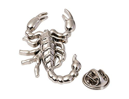 Boutonniere Suit Lapel Stick Brooch Pin - color: Scorpion