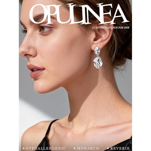 Fringe Dangling Tassel Earrings for Women, Handcrafted Chandelier Long Bohemian Beaded Cubic Zirconia Crystal Imitation Pearls Inlay Statement Boho Chain Hook Earrings for Wedding Party - color: Sliver