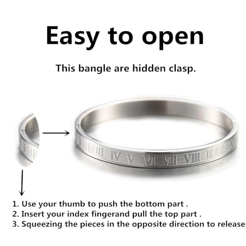 Mens Bracelet Beaded Bracelets Micro Pave Zircon Bracelets for Men Women Bracelets for Men Stainless Steel Cuff Bangle - color: B-silver
