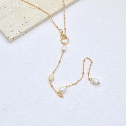 Body Chain Jewelry for Women Rhinestone Back Chain Necklace for Backless Dress Backdrop Chain Necklaces for Women - color: Back