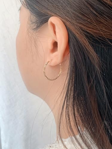 Tassel Earrings for Women Gold Plated Silver Chain Earrings Dainty Minimalist Dangle Drop Studs - color: I-Gold with One Sparkly Chain