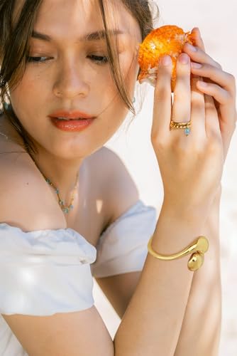 Chunky Gold Bangle Bracelets for Women Trendy Wide Hinged Open Cuff Bangle Bracelet Boho Thick Statement Gold Bracelets Am Cuff Wist Bracelets - color: Teardrop Bangle-Gold color